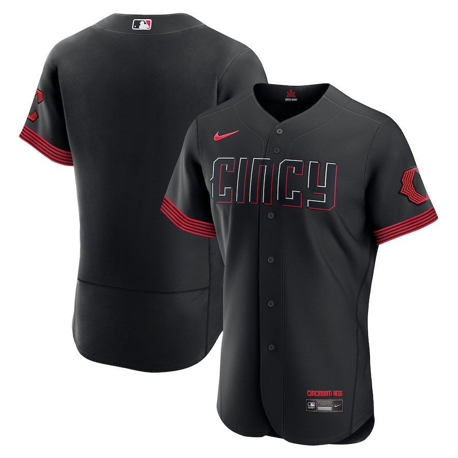 Cincinnati Reds 2023 City Connect Elite Jersey – Black