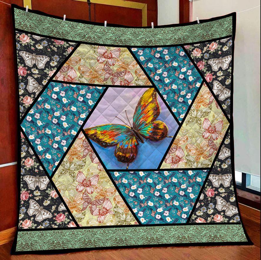 Butterfly Flower TY109 – Quilt Blanket