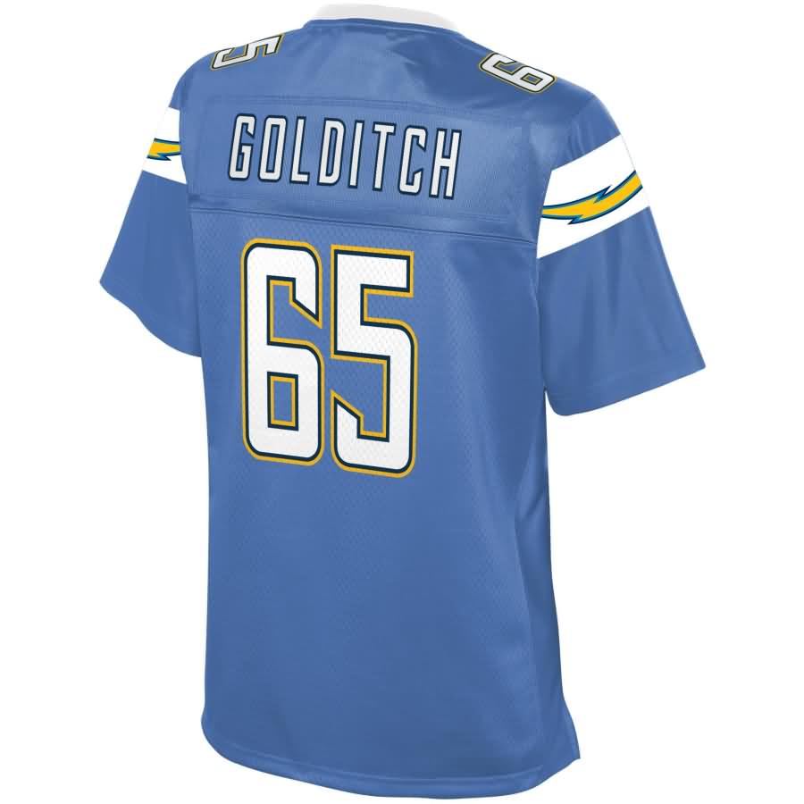 Zach Golditch Los Angeles Chargers NFL Pro Line Womens Alternate Player Jersey – Powder Blue