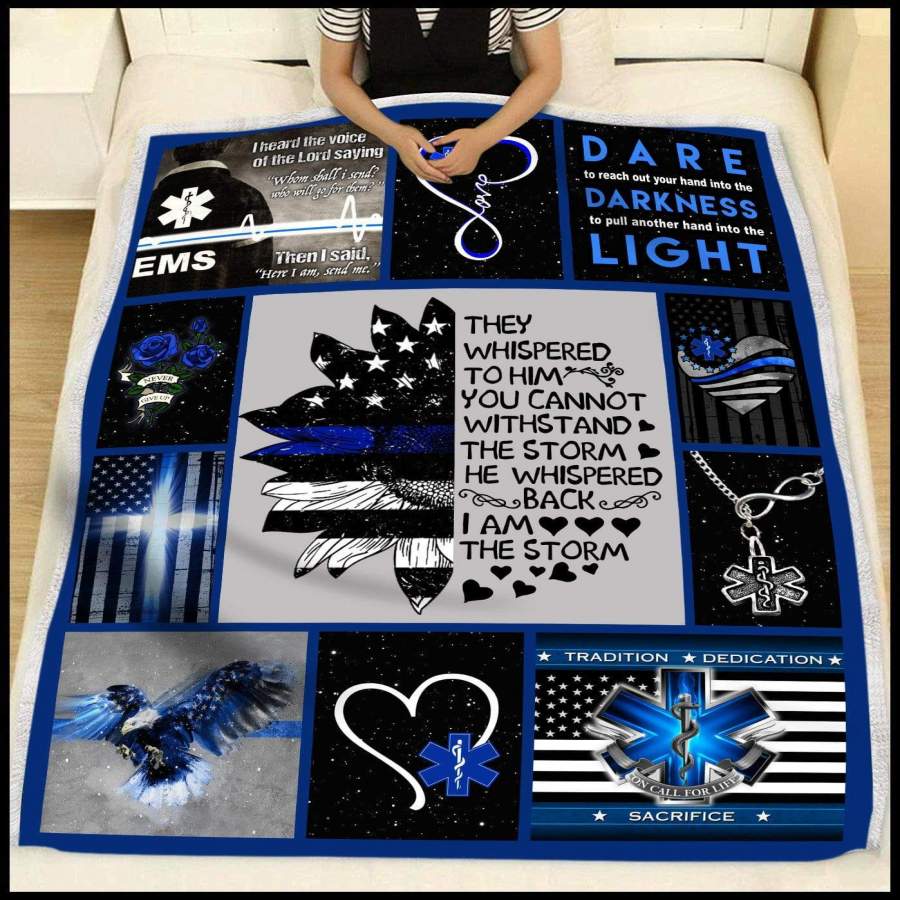 EMS Blanket They Whisper To Him You Cannot Withstand The Storm