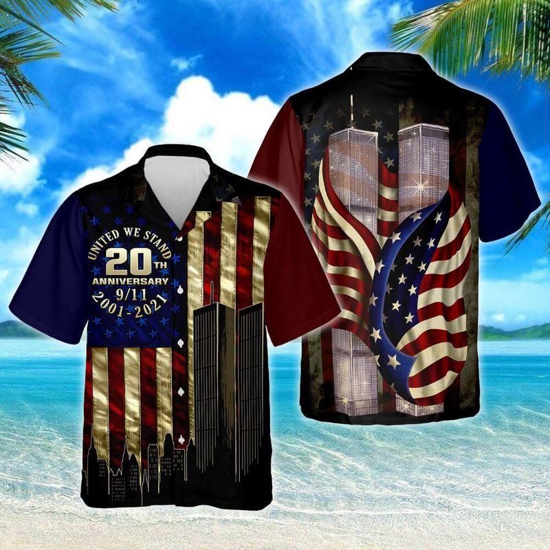 United We Stand 20Th Anniversary 911 Hawaiian Shirt | For Men & Women | Adult | Hw7618