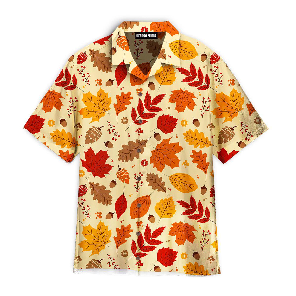 Maple Tree Autumn Leaves Aloha Hawaii Shirts For Men Women Ha12186