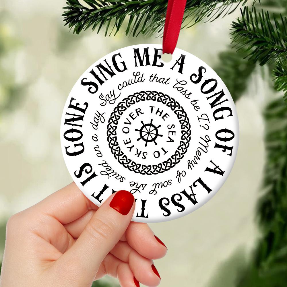 Outlander Novel Gone Sing Me A Song Ornament – Gift For Outlander Fans