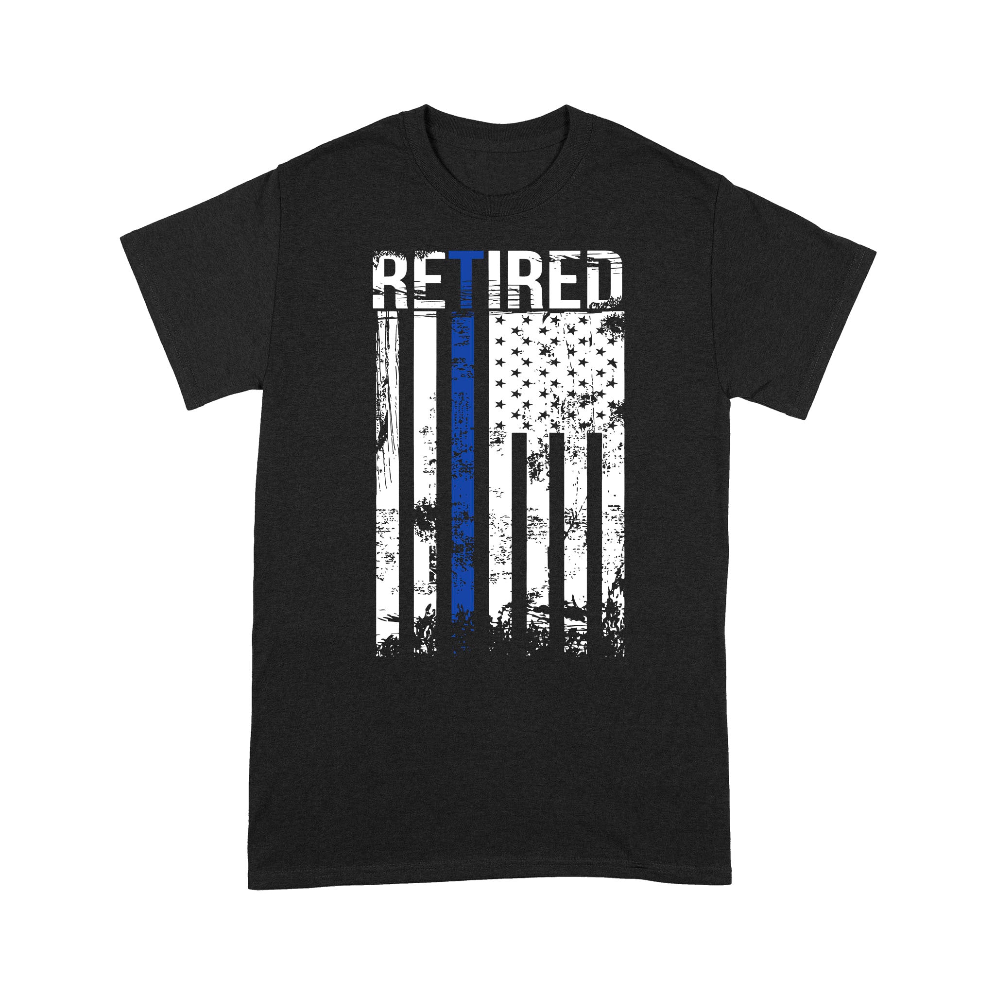 Standard T-Shirt – Dreameris Retired Police Officer T Shirt Law Enforcement Retirement Gift Cop Thin Blue Line