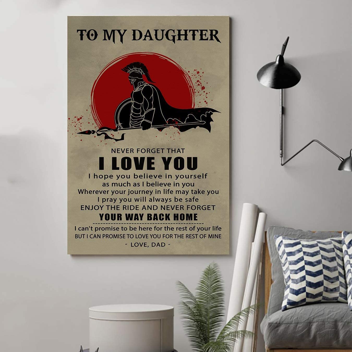 Family Posters-A Spartan Poster – Dad to Daughter – Your Way Back Home