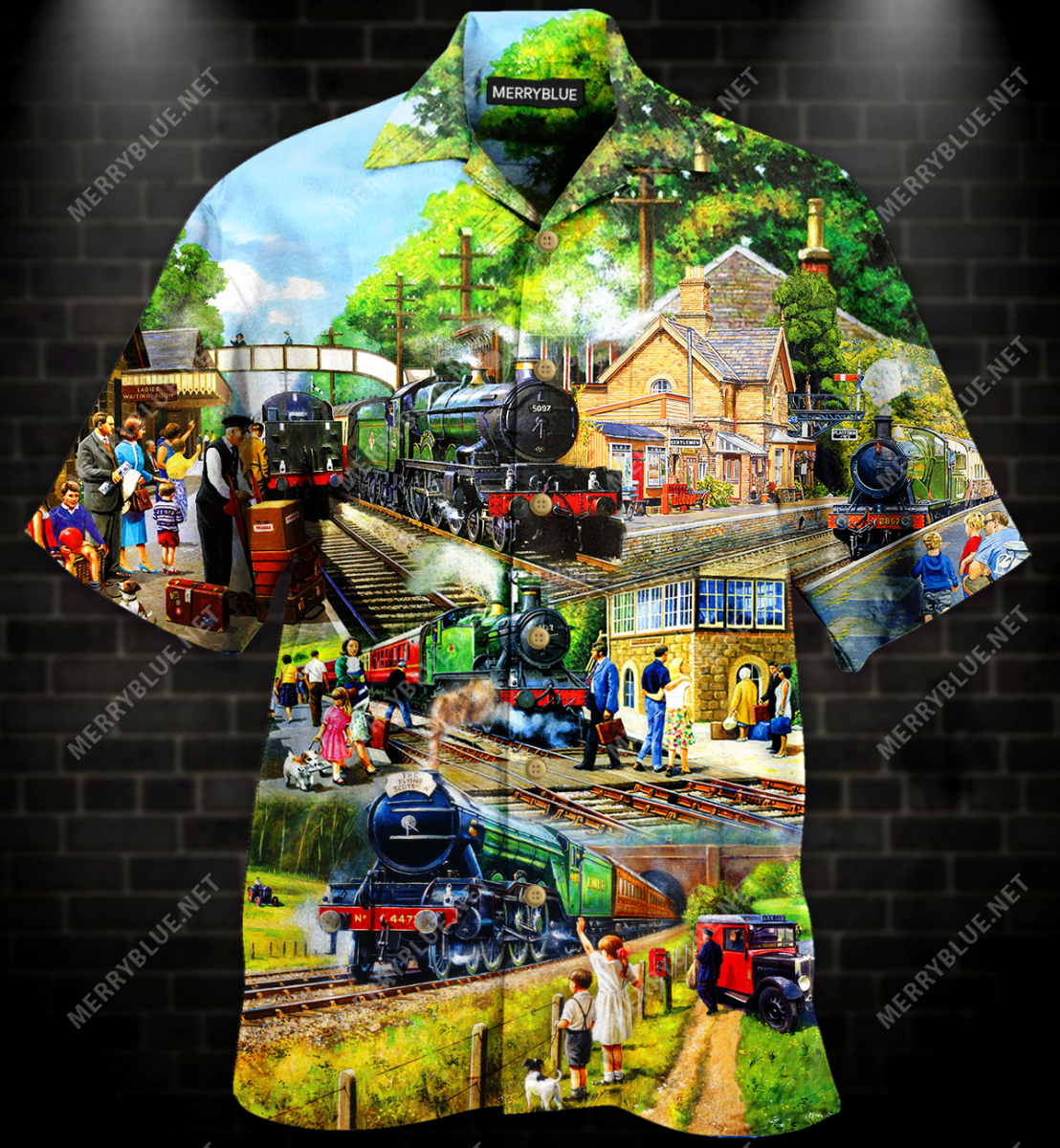 Life Is Like A Train Full Of Possibilities And Happiness Unisex Hawaii Shirt Ha75156