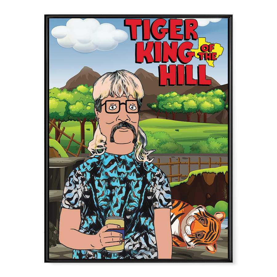 Tiger King of the Hill V2 (PARODY) – Poster