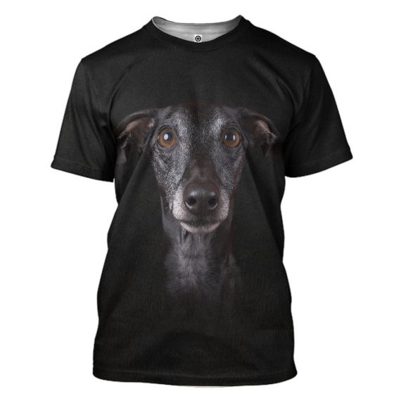 3D Italian Greyhound Dog Front And Back All Over Print Unisex Tshirt For Dog Lovers