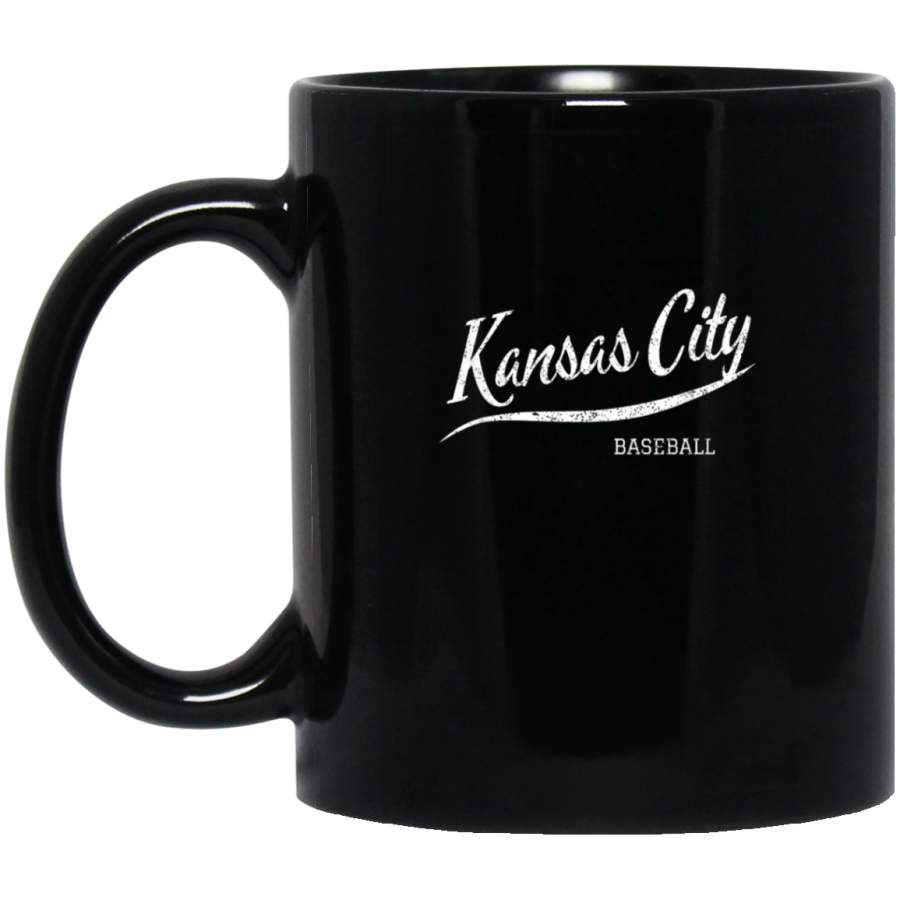 Kansas City Distressed Pro Baseball Team Championship Fan Mug