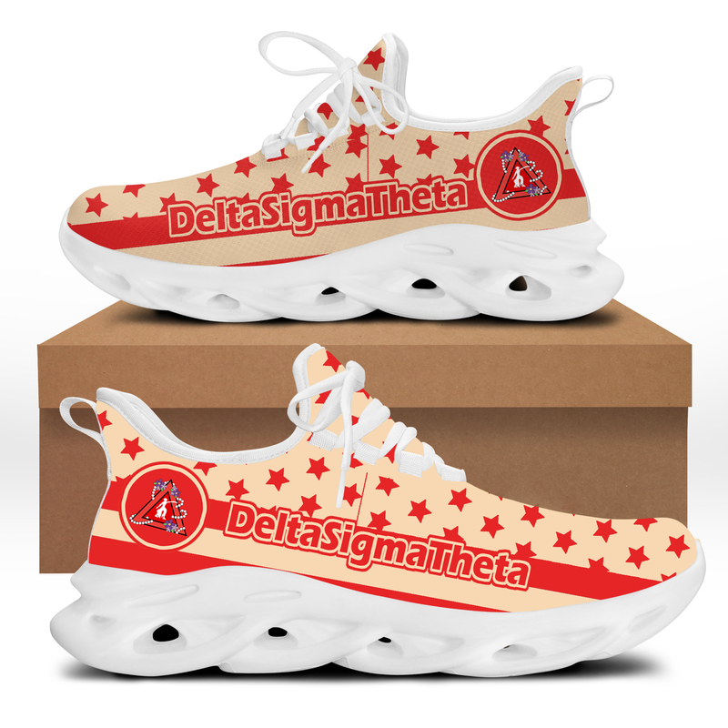 Wonder Print Footwear – Delta Sigma Theta Stars Clunky Sneakers Lt10