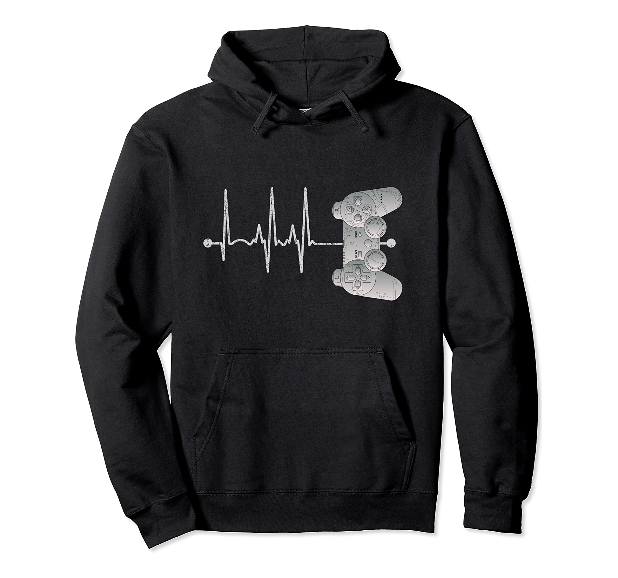 Gamer Heartbeat – Teenage Boys Gifts Ideas – Gaming Pullover Hoodie