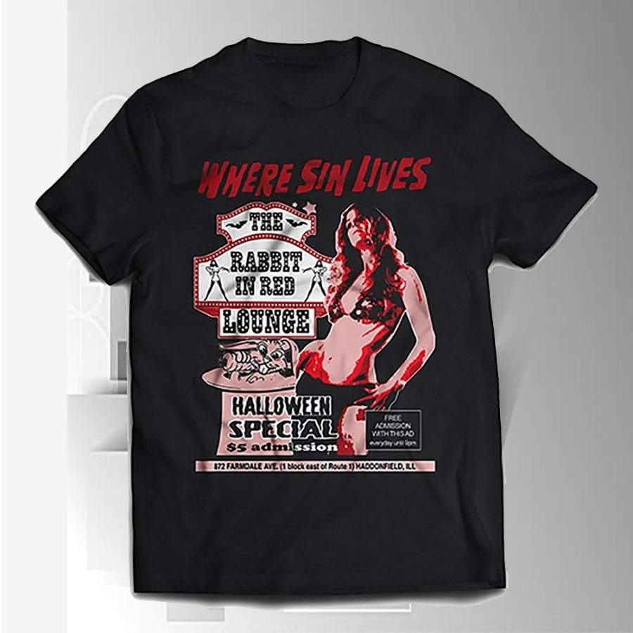 Rabbit In Red – Where Sin Lives T-Shirt