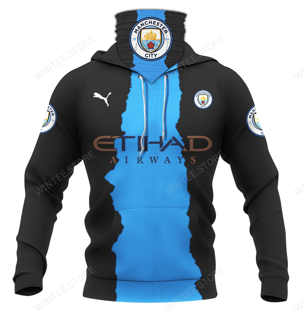 02ManCity002 |HoodieMask| CUSTOMIZE YOUR NAME & NUMBER