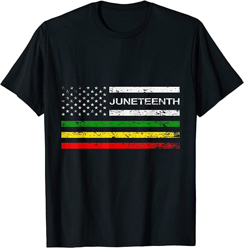 African American flag Juneteenth T-Shirt