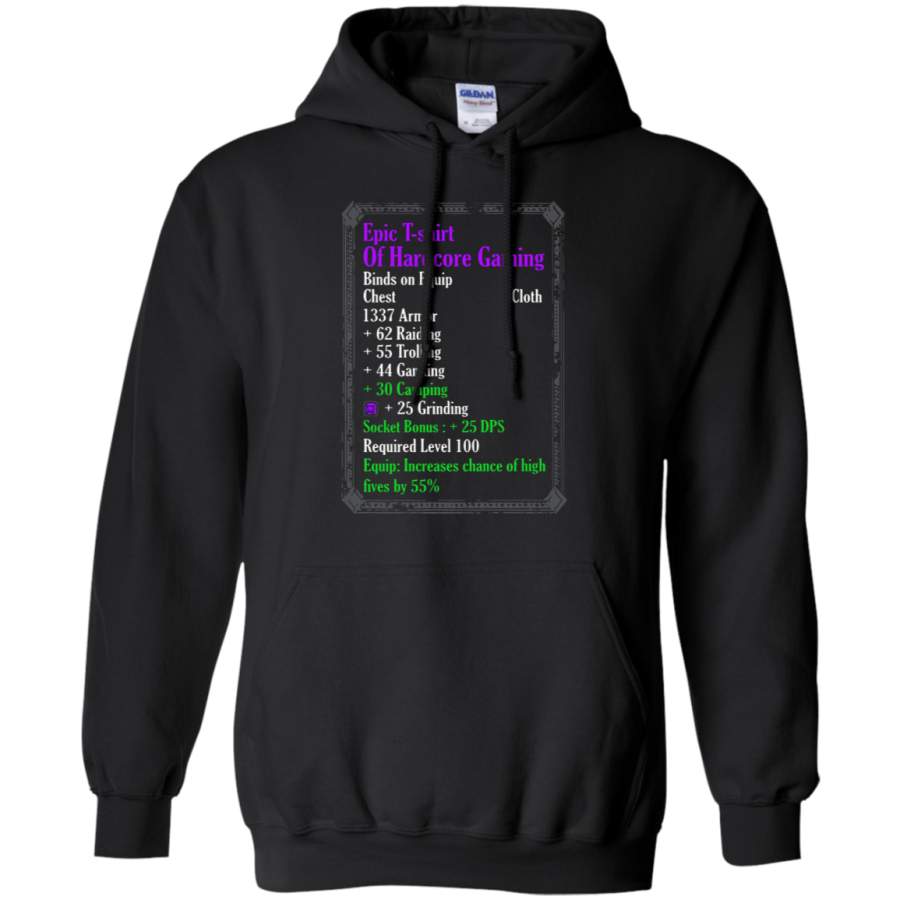 AGR World Of Warcraft Epic Of Hardcore Gaming Hoodie