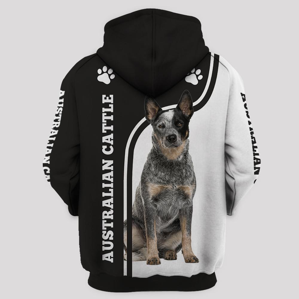 Best Hoodie  Australian Cattle 3D Full Printing Hoodie , 3D Hoodie