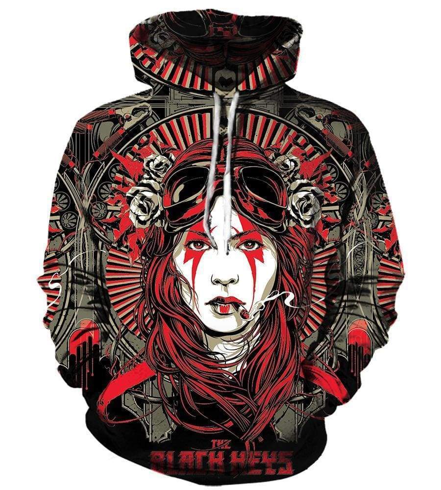 The Black Keys Hoodies – Pullover Red Hoodie