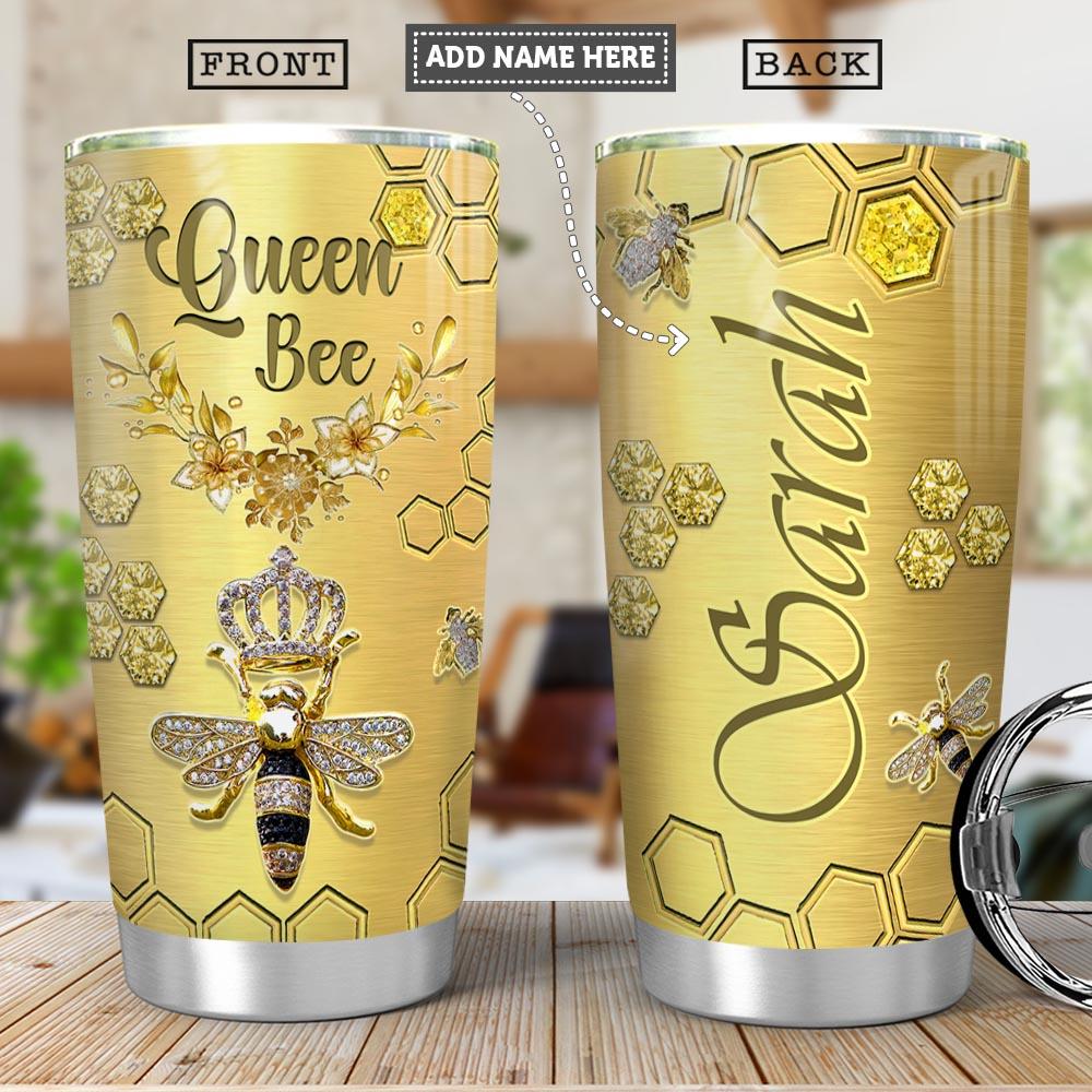 Queen Bee Personalized PYRZ0804009Z Stainless Steel Tumbler