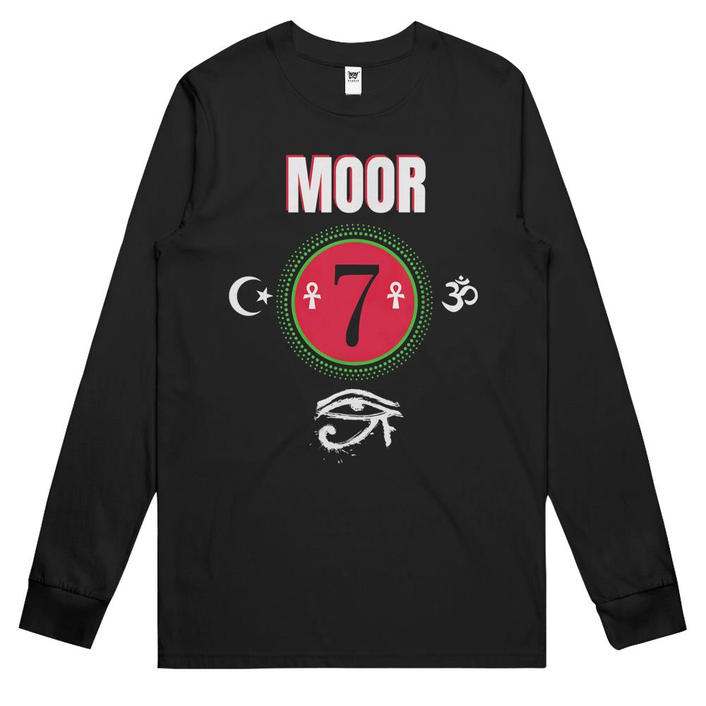 Moor Moorish American God Body Of Melanin Long Sleeve T Shirts