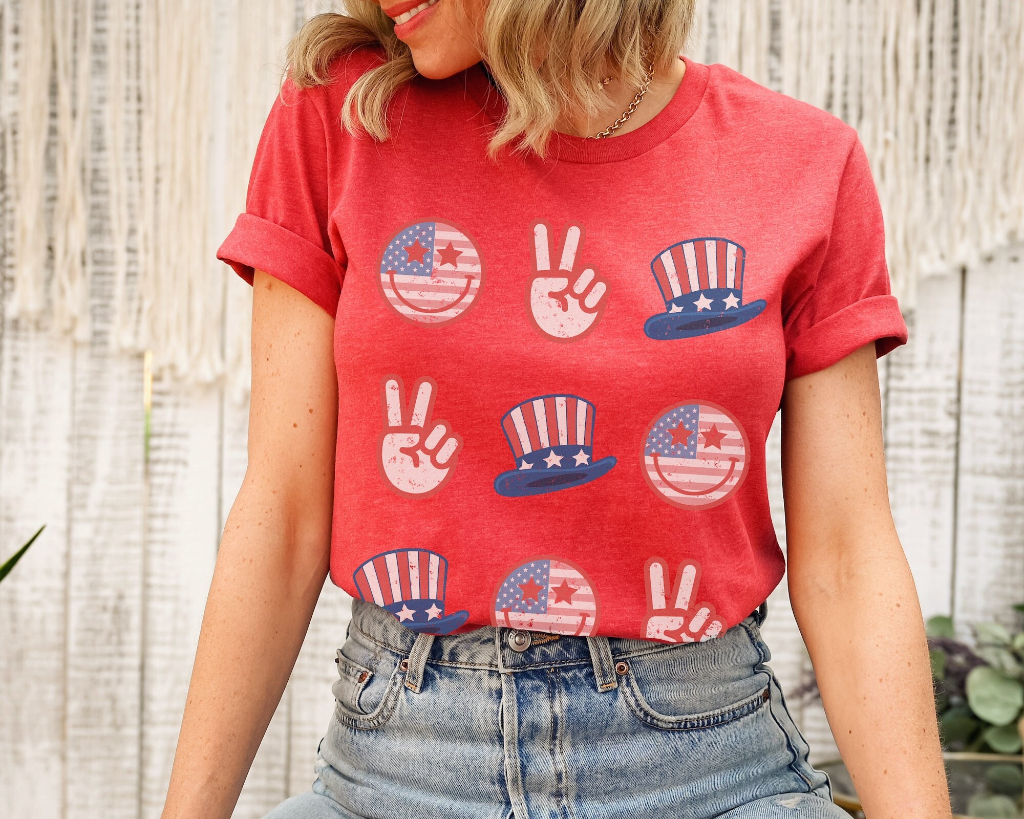 Fourth Of July Vintage Vibe Graphic Tee