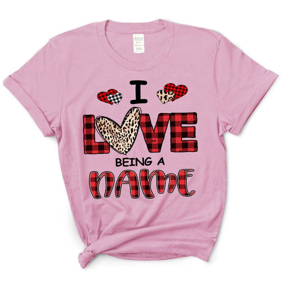 I Love Being A Nana – Leopard Heart | T-Shirt