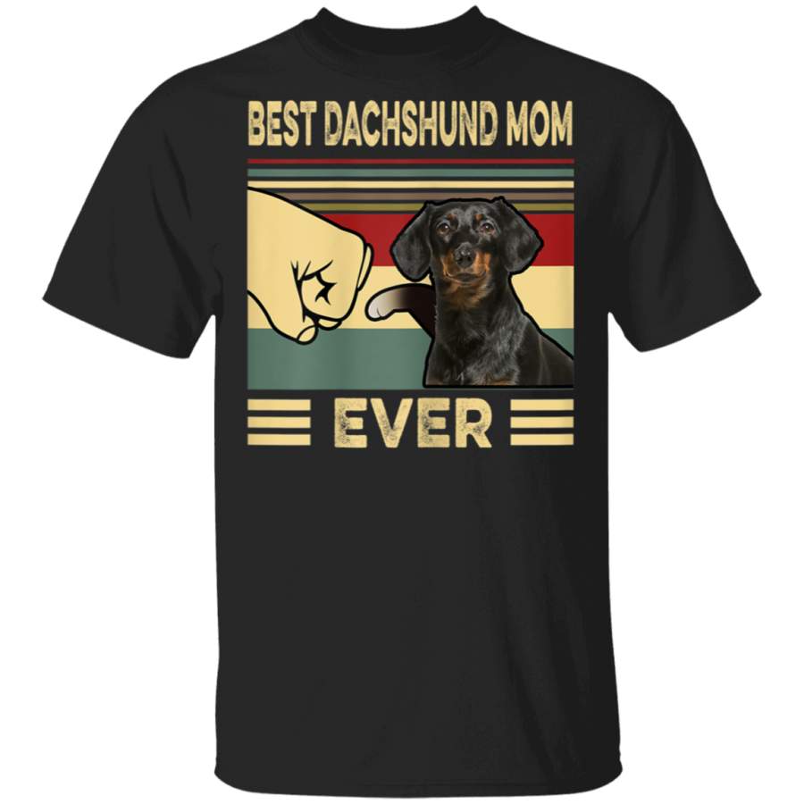 Womens Best Dachshund Mom Ever  Mothers day Gift TShirt