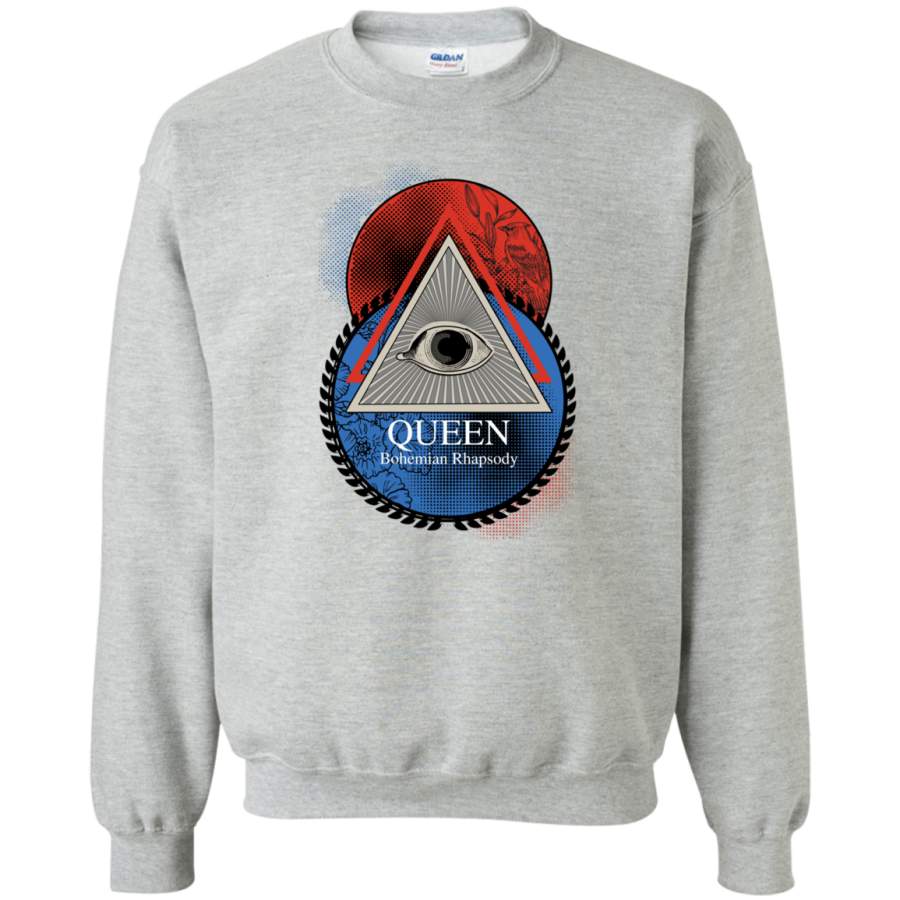 AGR QUEEN BOHEMIAN RHAPSODY Crewneck Pullover Sweatshirt