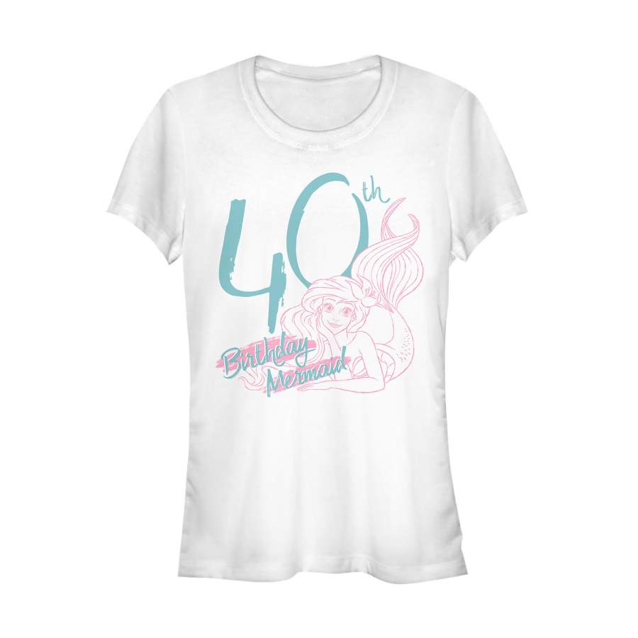 The Little Mermaid Junior’s Ariel 40th Birthday  T Shirt