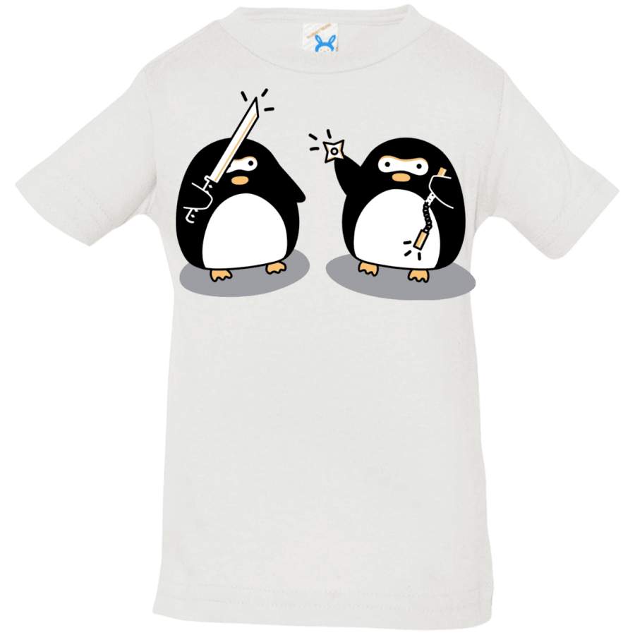 Cute Ninja Penguins Infant Premium T-Shirt