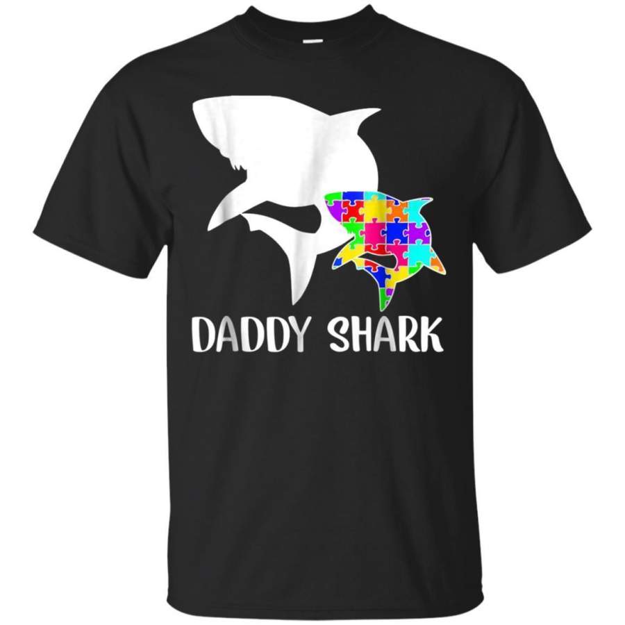 AGR Daddy Shark Autism Awareness Tshirt For Dad Father Jaq T-shirt