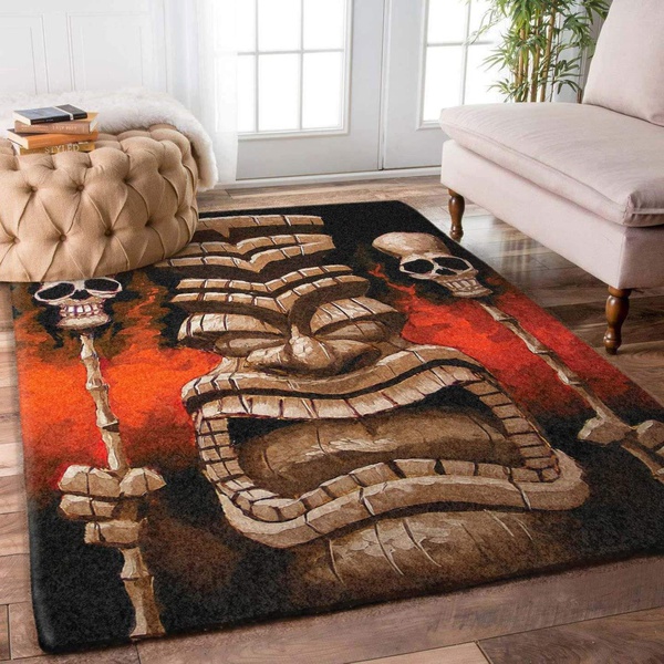 Tiki Mask FN170232 Area Rug – Floor Decor The US Decor