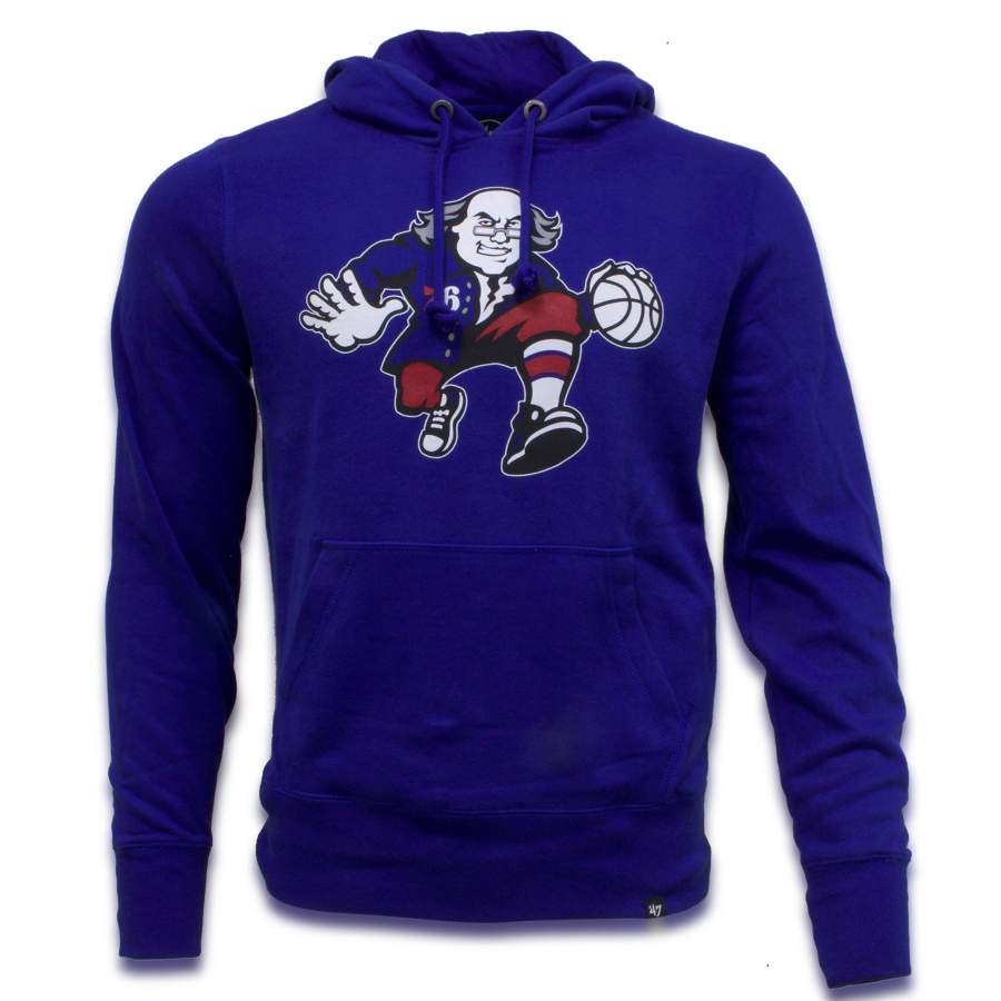 Philadelphia 76ers Ballin’ Ben Franklin Royal Blue Pullover Hoodie