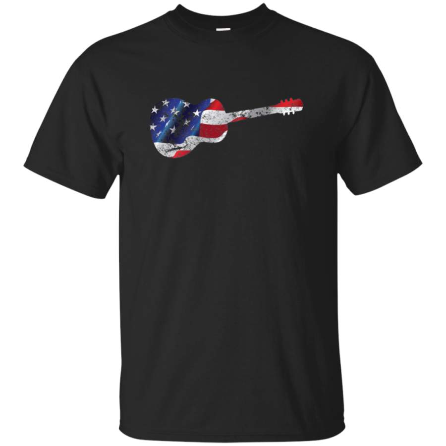 AGR American Flag Guitar Long Sleeve T-Shirt