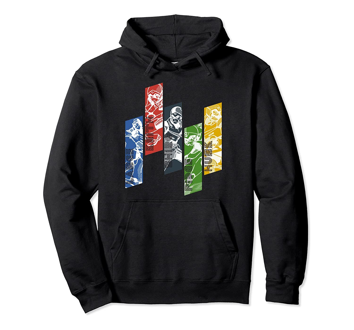 Voltron Legendary Defender 5 Lions with Names Hoodie, T-Shirt, Sweatshirt