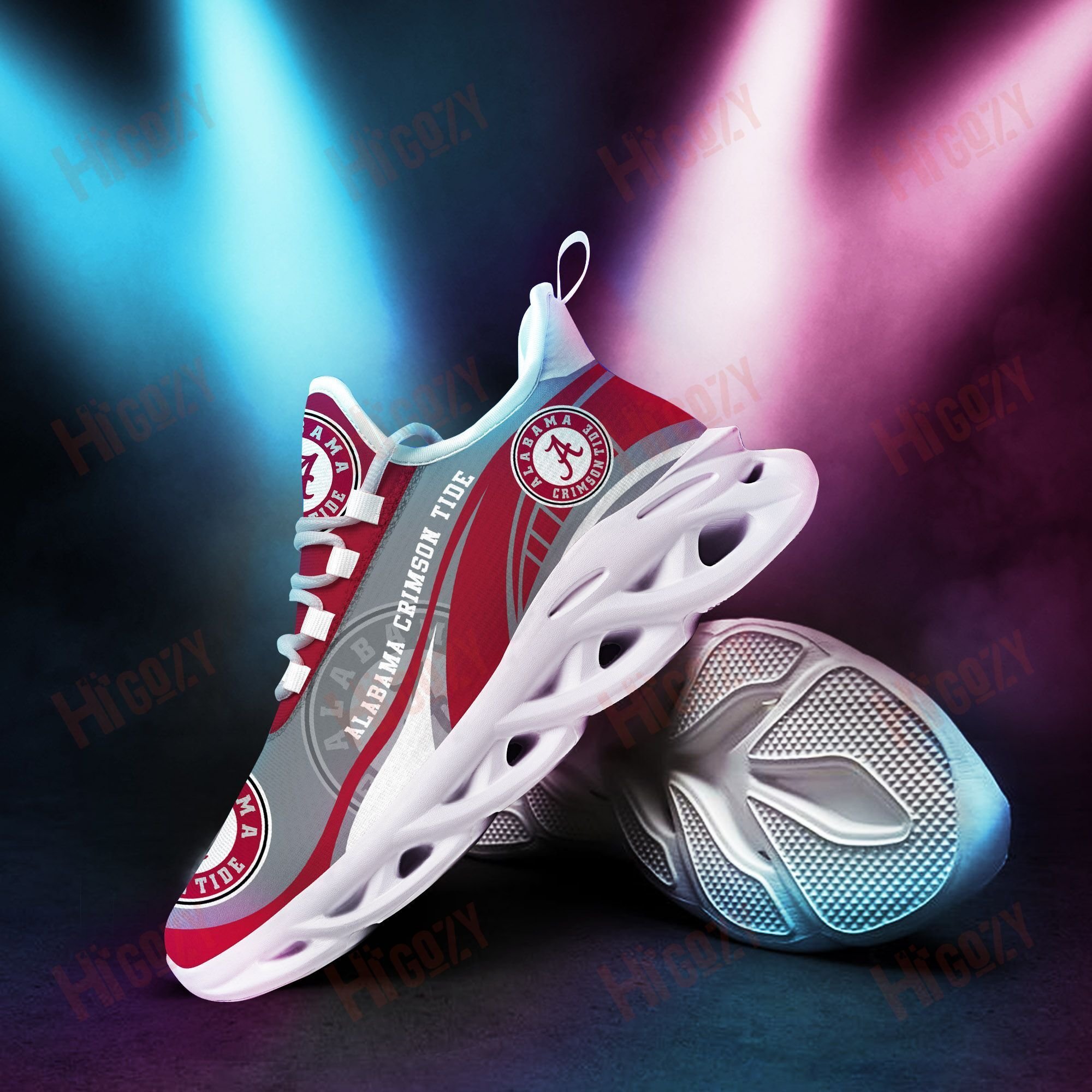 Alabama Crimson Tide 3D Clunky Sneaker New Trending 2021 Summer N1642