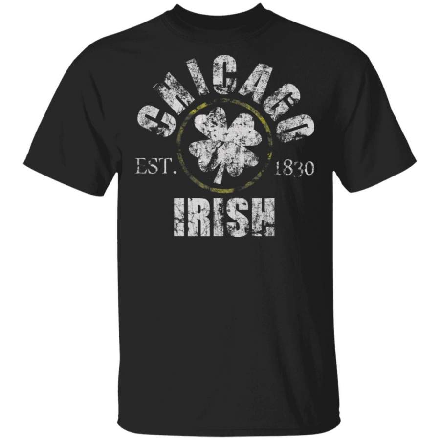 Vintage Chicago Irish St Patricks Day Chirish T Shirt Saint Paddys Patricks Tshirt Lucky Shirts Drink Green Beer Irish Gifts Funny Tee