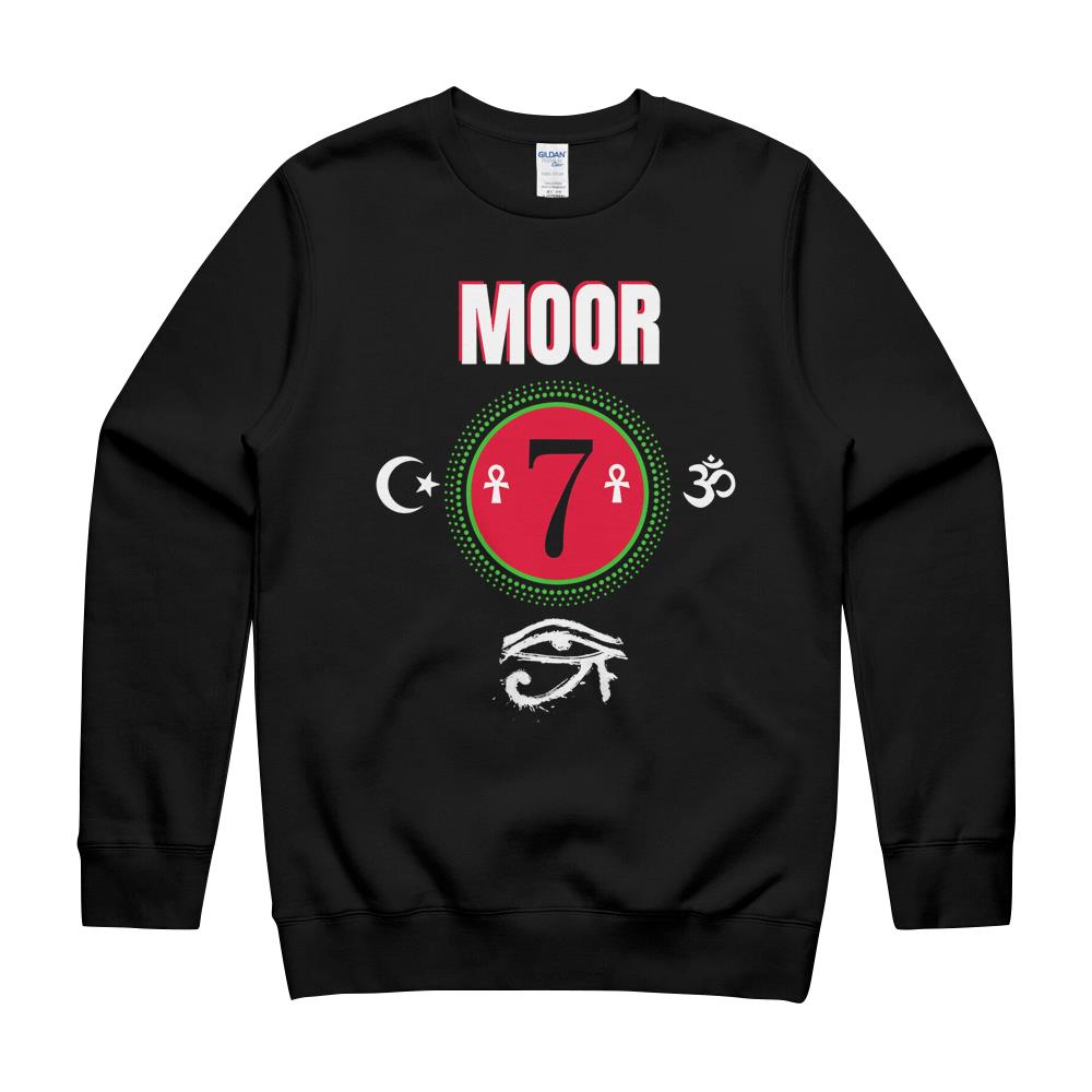 Moor – Moorish American God Body Of Melanin T-Shirt- Long Sleeve Tee- Hoodie Crewneck Sweatshirt