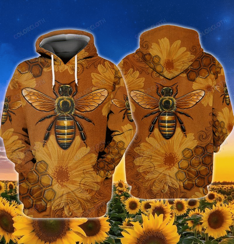 Bee And Flower 3D Shirt Tv057478