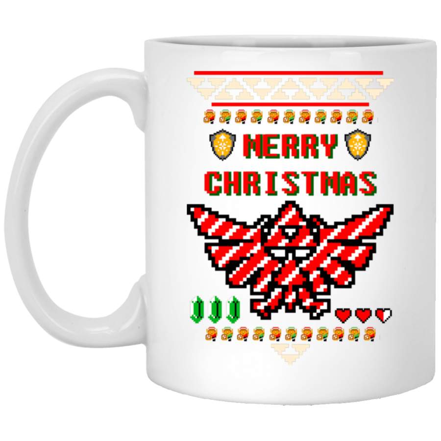 Ugly Christmas Gift – Legend of Zelda – Hyrule Holiday! Mug 11 oz. White Mug