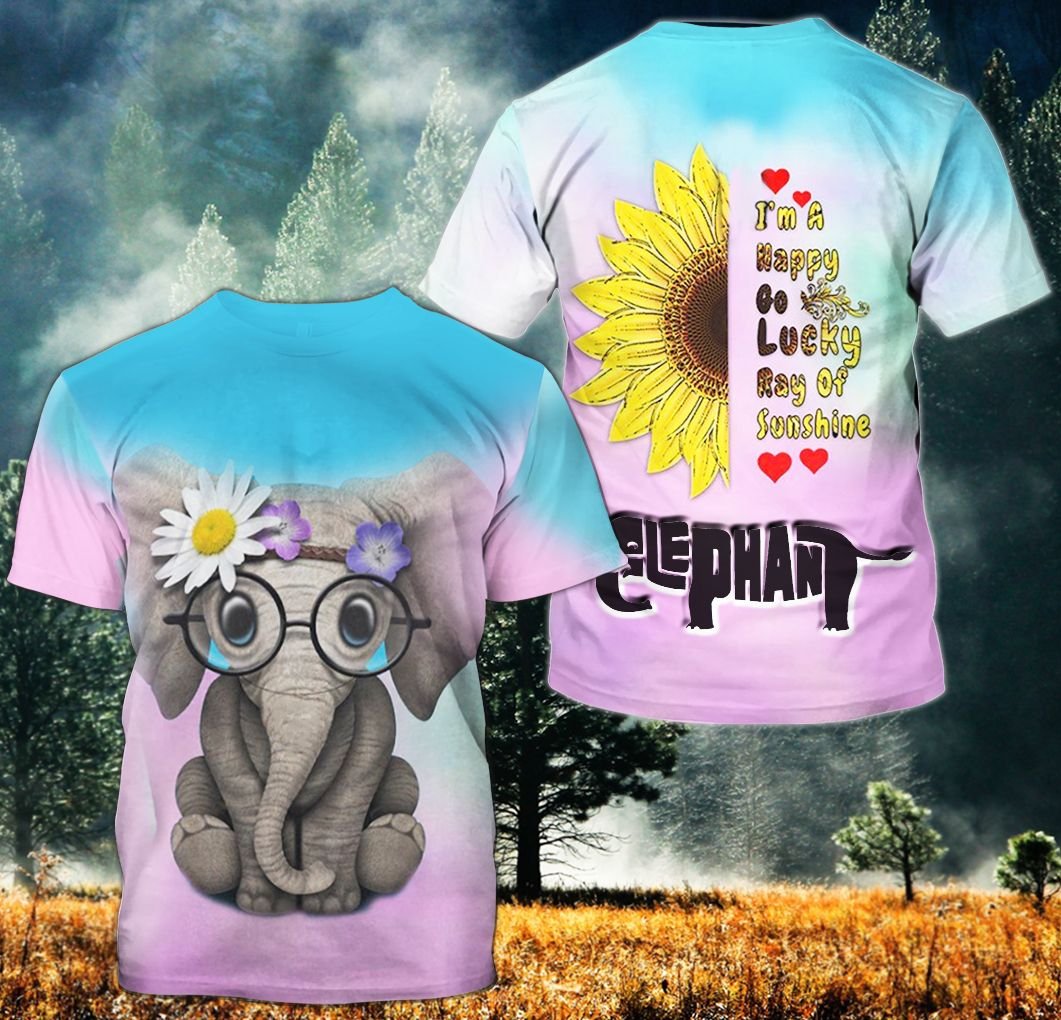 Elephant Ver01 Tthj210721Nby Unisex 3D T-Shirt All Over Print