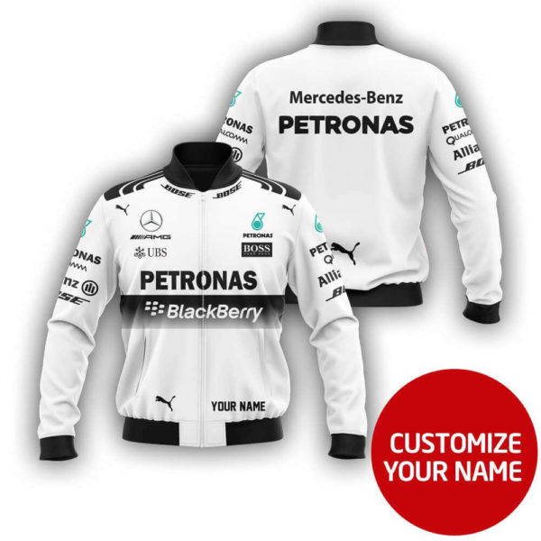 Custom Name Bomber Jacket Mercedes, Mercedes 3D Spring Autumn, Mens Casual Jacket, Car Sports Ad97