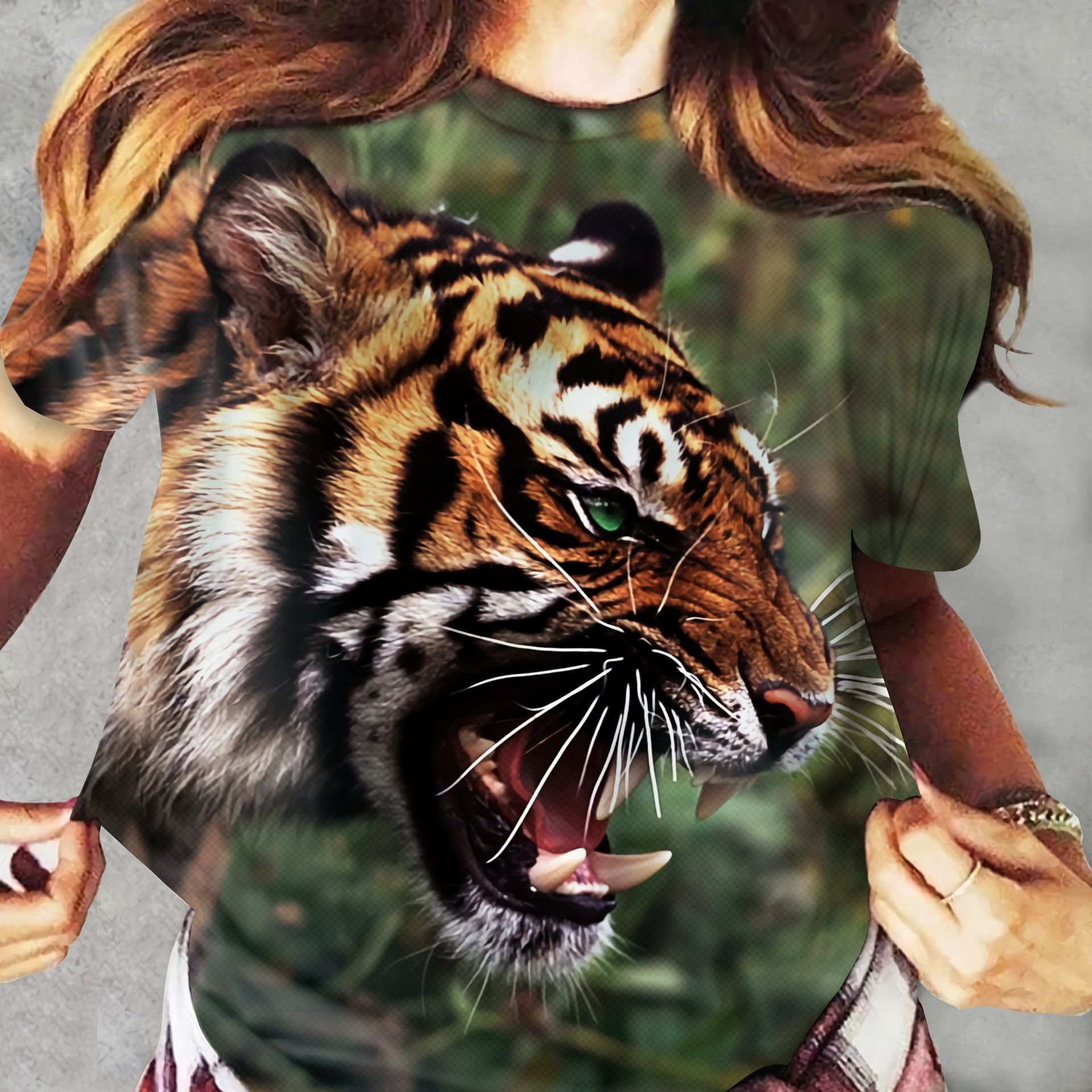 Tiger Ver01 Dadj200721Ltl Unisex 3D T-Shirt All Over Print