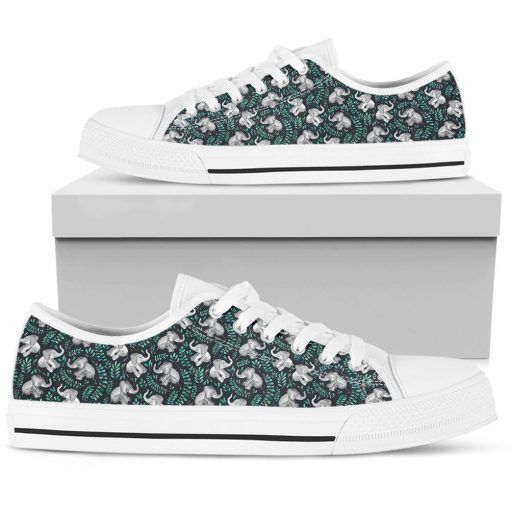 Baby Elephant Of The Jungle Low Top Shoes