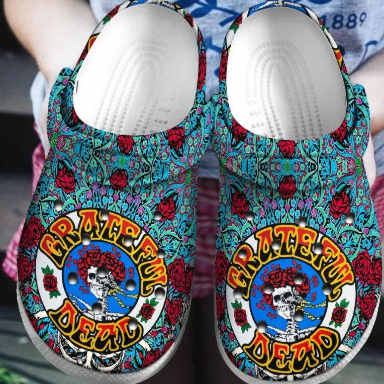 Grateful Dead Crocs Crocband Clog – Fashionspicex Shop