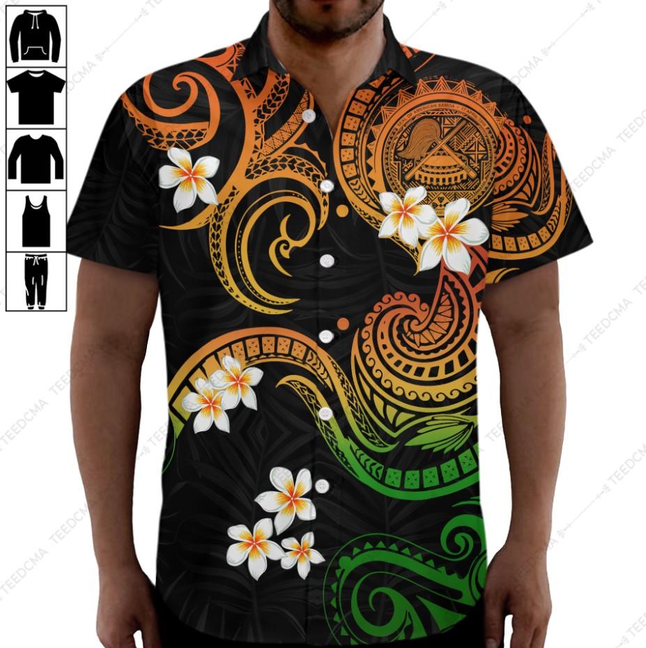 American Samoa Polynesian Hawaiian Shirt Plhw0014