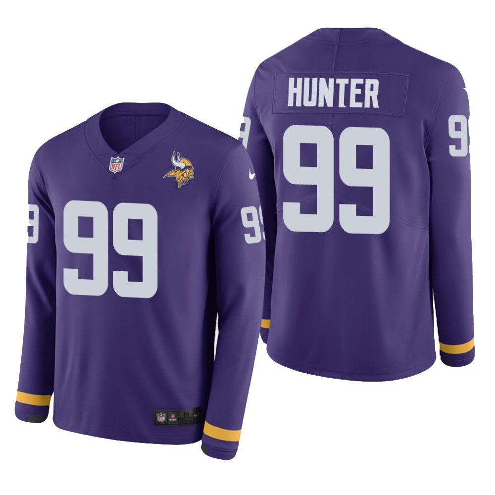 Minnesota Vikings Danielle Hunter Therma Long Sleeve Mens Jersey Purple