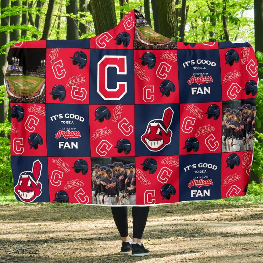 It’s Good To Be A Cleveland Indians Fan Hooded Blanket