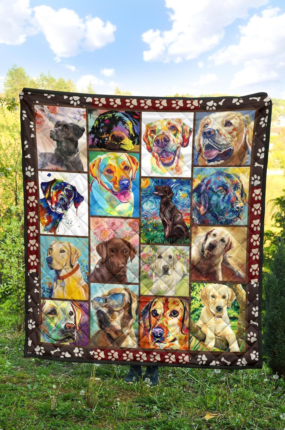 Amazing Labrador Dog Quilt Blanket