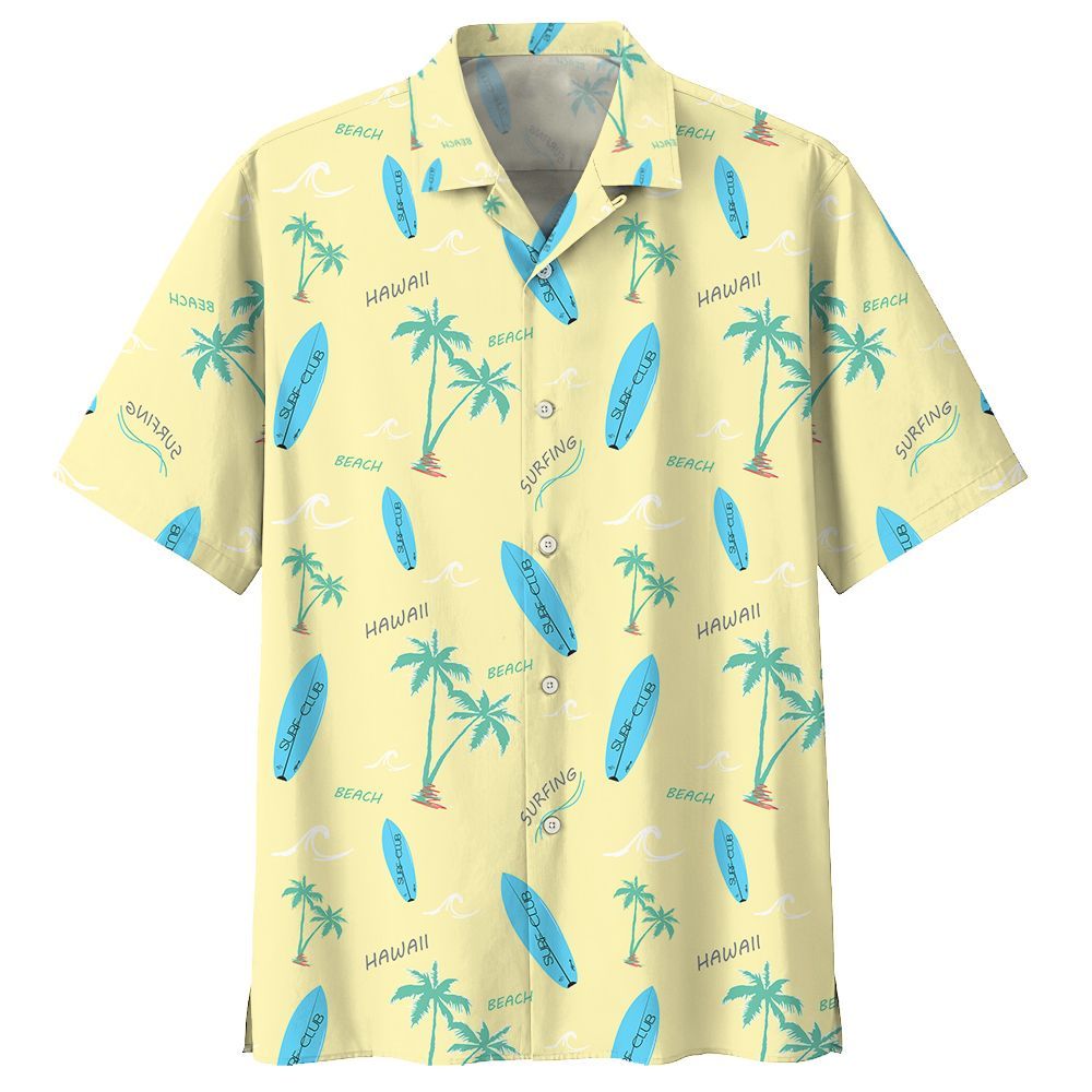 Surfing Yellow Amazing Design Unisex Hawaii Shirt For Men And Women Ha9257