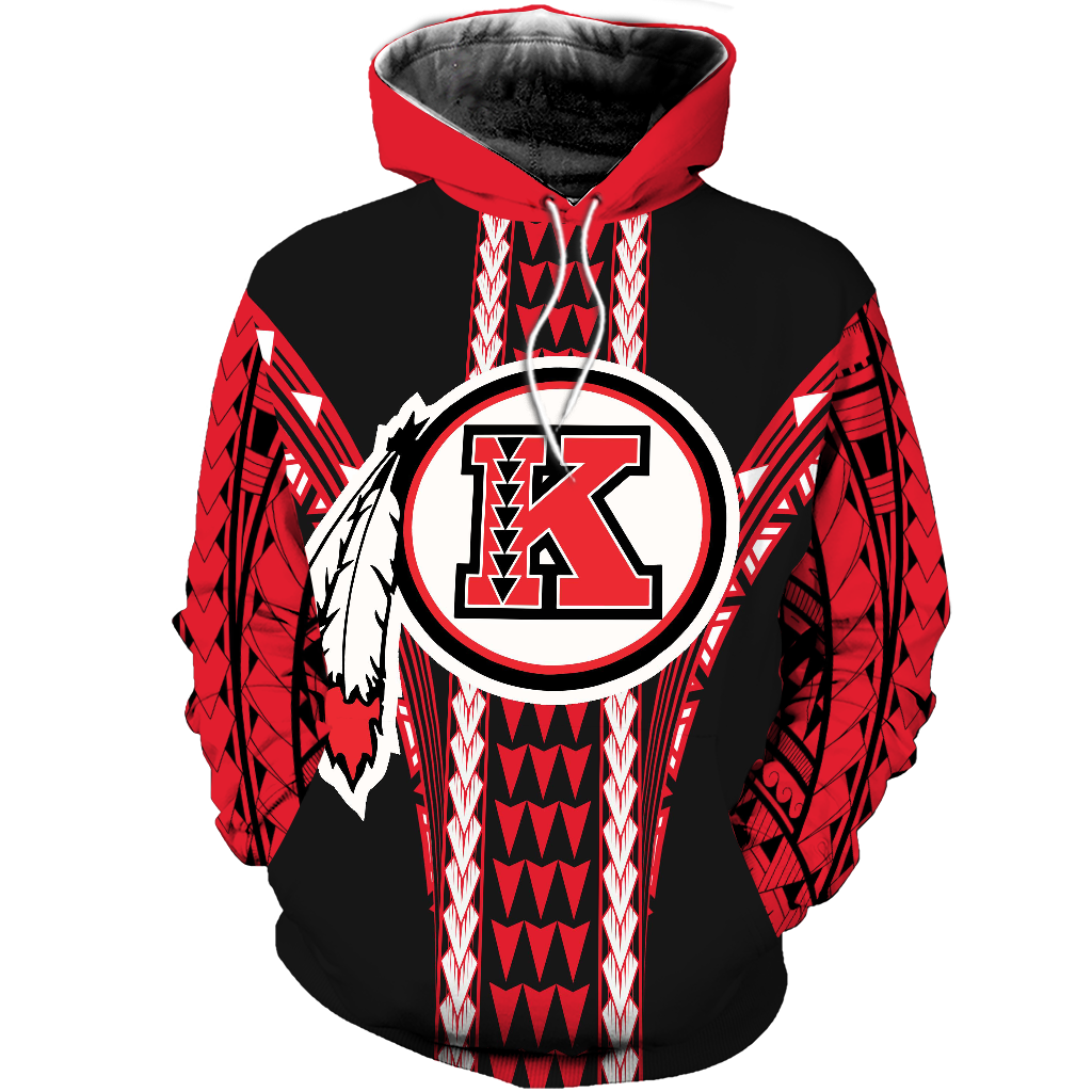 Alohawaii – Kahuku HI Football Pullover Hoodie All Over Print